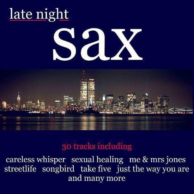 Album cover art for Late Night Sax