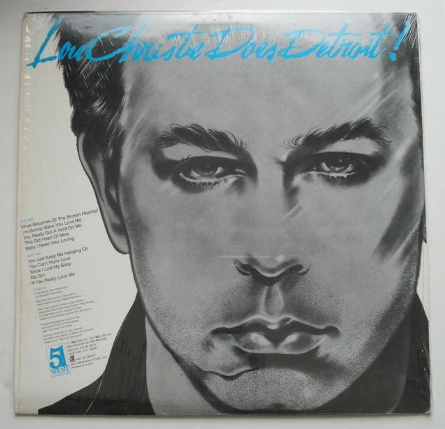 Album cover art for Lou Christie Does Detroit!