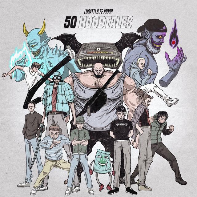 Album cover art for 50 Hoodtales