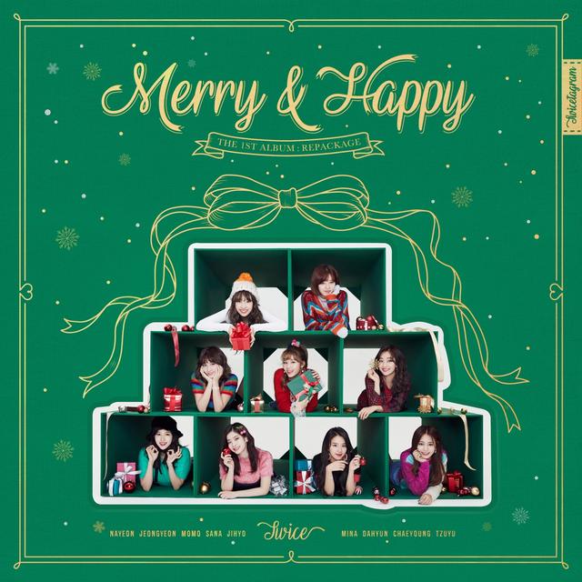 Album cover art for Merry & Happy