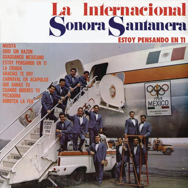 Album cover art for La Internacional Sonora Santanera (estoy Pensando En Ti)