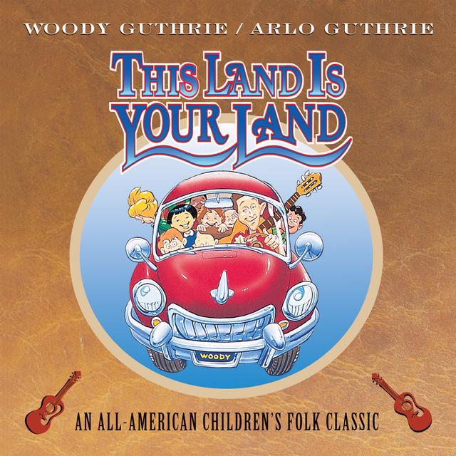 Album cover art for This Land Is Your Land: An All-American Children's Folk Classic