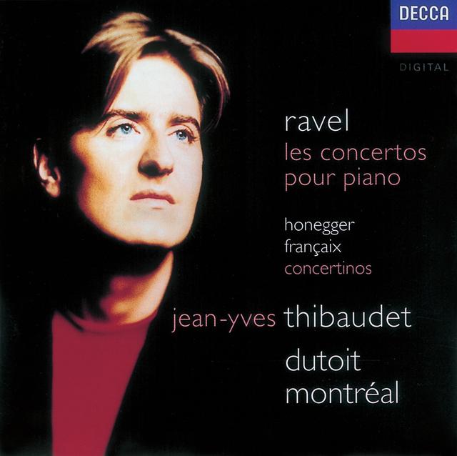 Album cover art for Ravel: Piano Concertos - Honegger: Piano Concertino - Françaix: Piano Concertino