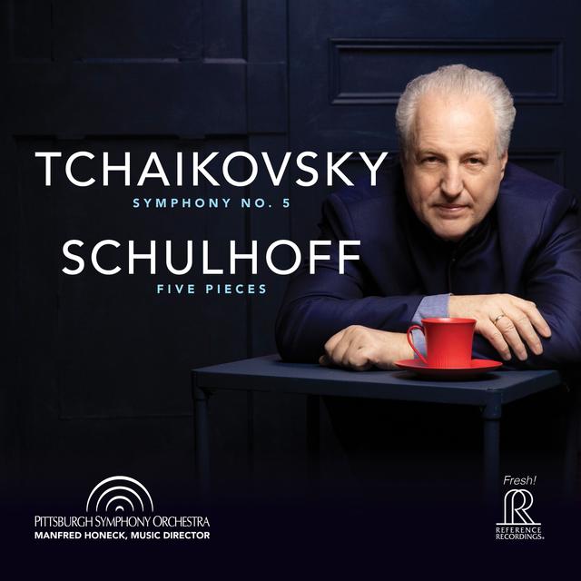 Album cover art for Tchaikovsky & Schulhoff: Orchestral Works