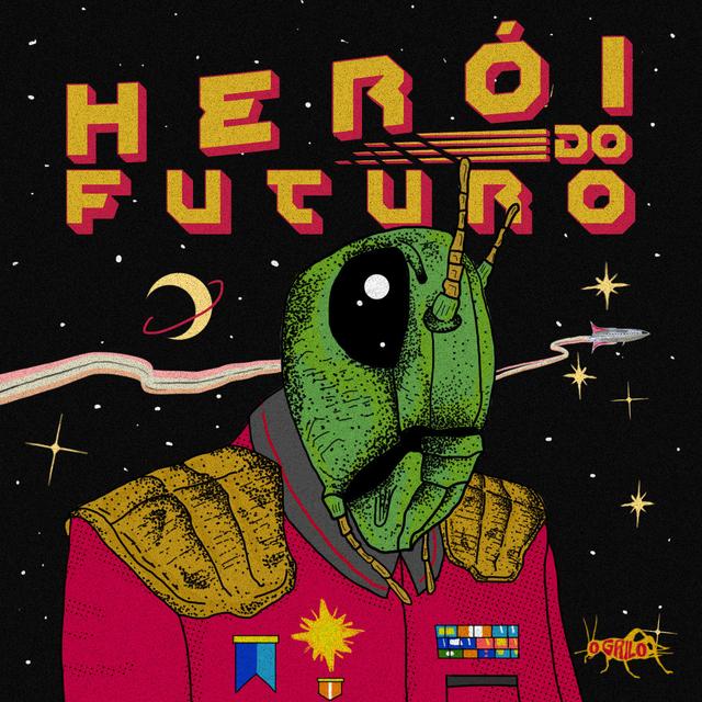 Album cover art for Herói do Futuro