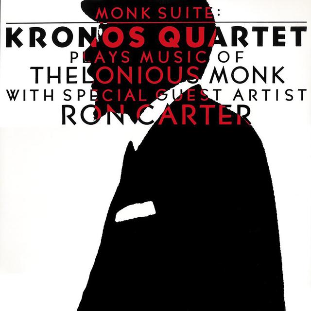 Album cover art for Monk Suite : Kronos Quartet Plays Music of Thelonious Monk