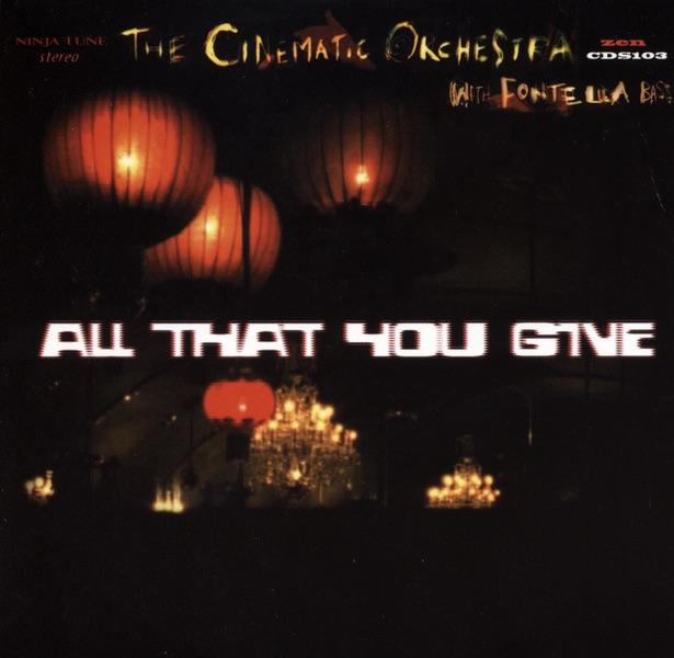 Album cover art for All That You Give