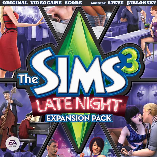 Album cover art for The Sims 3: Late Night [B.O. de Jeu]