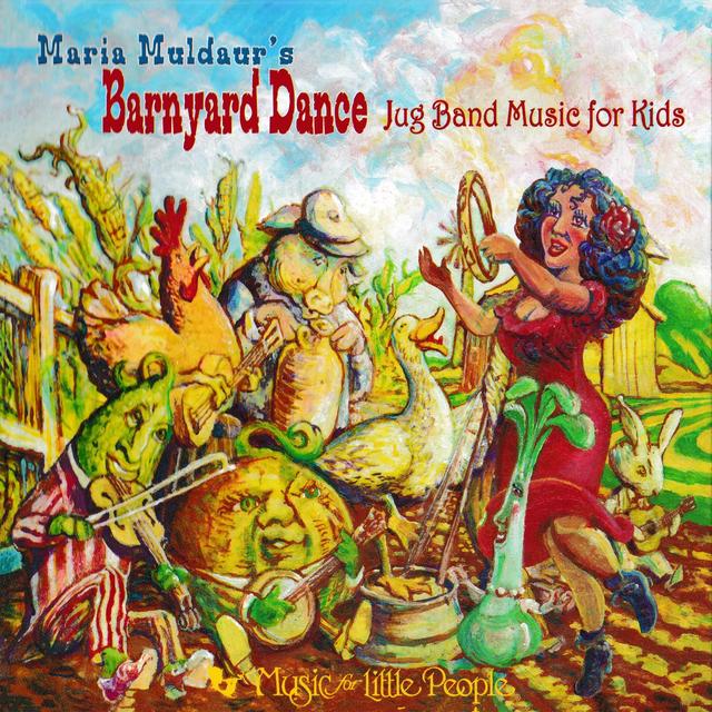 Album cover art for Barnyard Dance: Jug Band Music For Kids