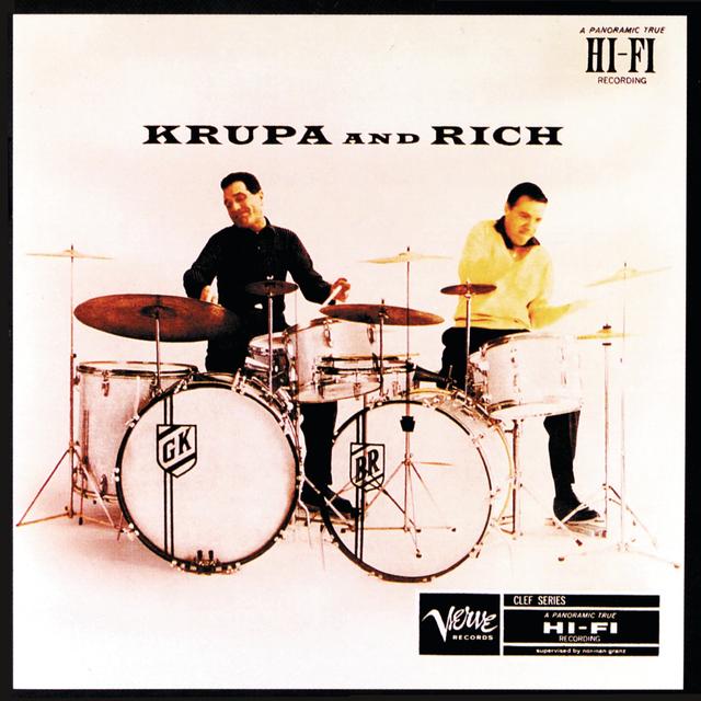 Album cover art for Krupa And Rich