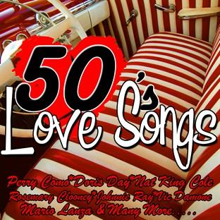 Album cover art for 50's Love Songs