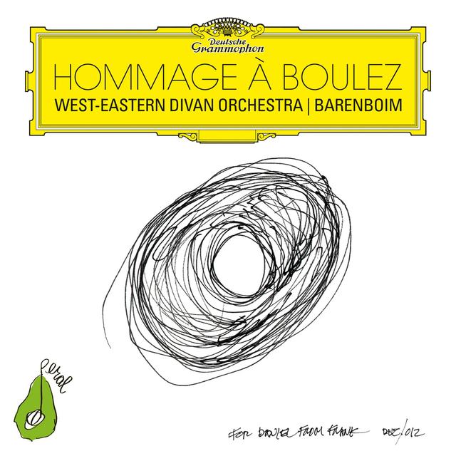 Album cover art for Hommage à Boulez