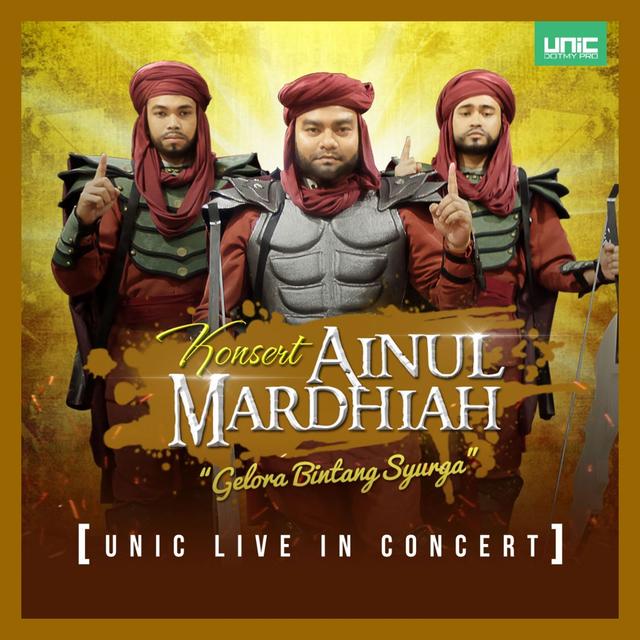 Album cover art for Konsert Ainul Mardhiah (UNIC Live In Concert)