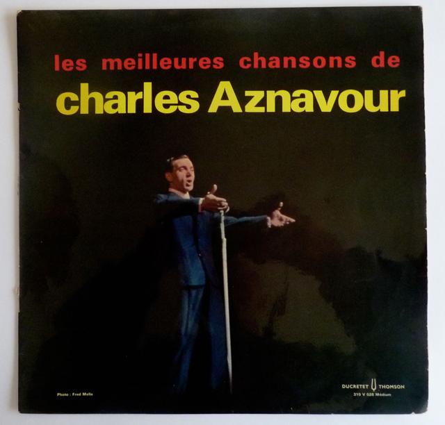 Album cover art for Les Meilleures Chansons de Charles Aznavour