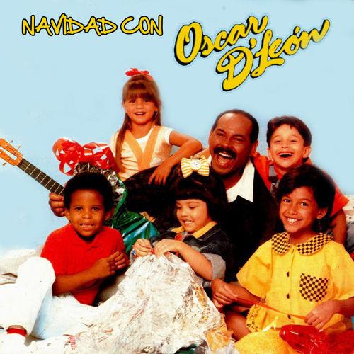 Album cover art for Navidad con Oscar D'León