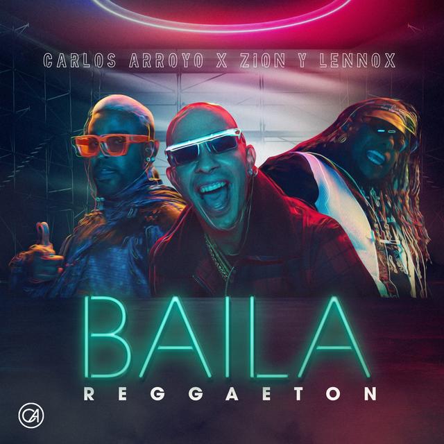 Album cover art for Baila reggaeton