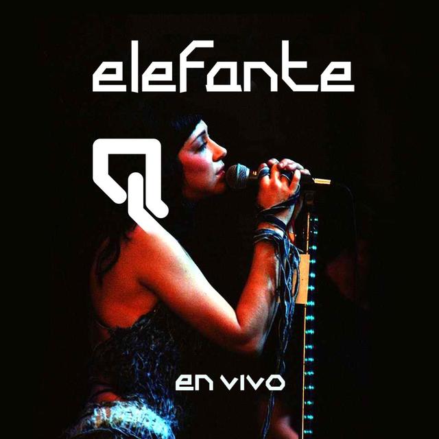 Album cover art for Elefante en vivo