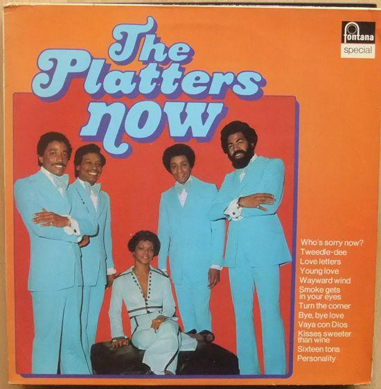 Album cover art for The Platters Now