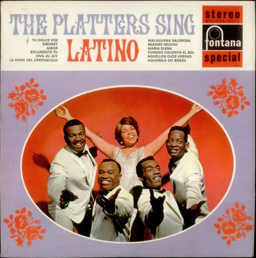 Album cover art for The Platters Sing Latino