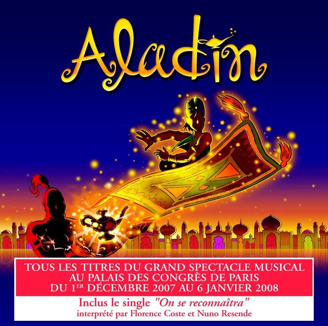 Album cover art for Aladin, La Comédie Musicale