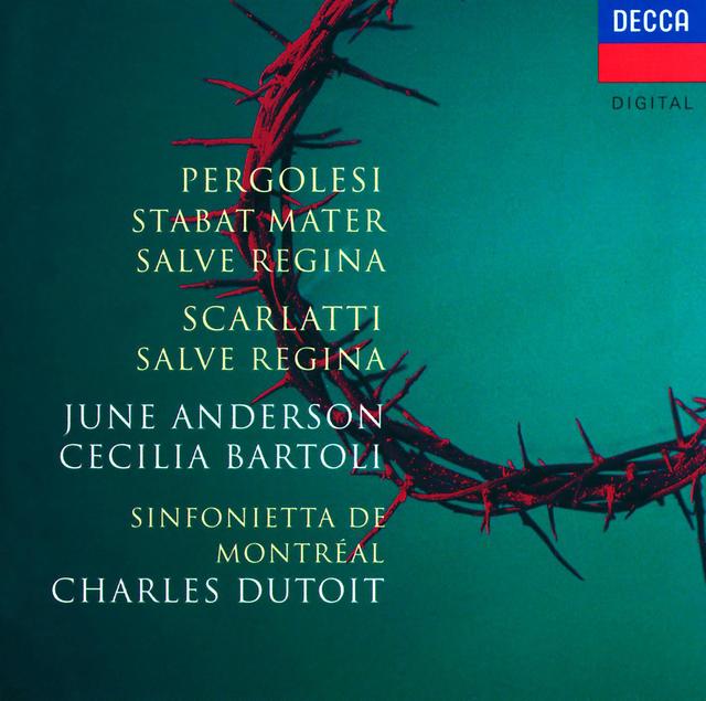 Album cover art for Scarlatti: Salve Regina - Pergolesi: Stabat Mater