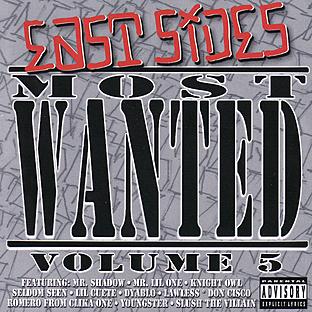 Album cover art for East Side's Most Wanted Vol 3