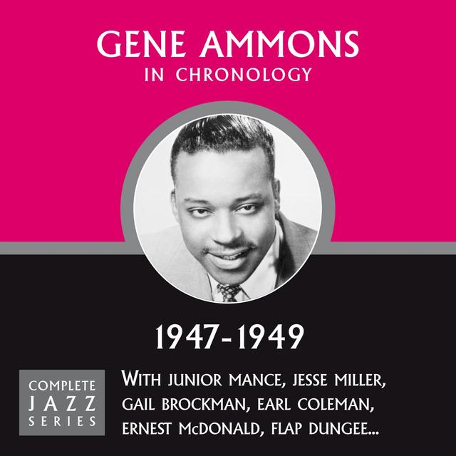 Album cover art for Complete Jazz Series 1947 - 1949