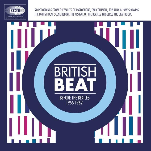 Album cover art for British Beat Before The Beatles 1955-1962