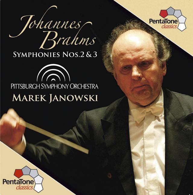 Album cover art for Brahms: Symphonies Nos. 2 & 3