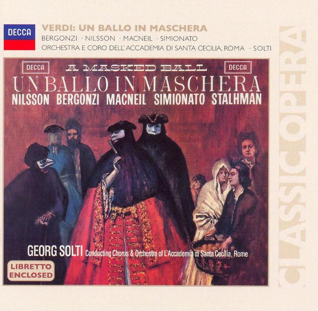 Album cover art for Verdi: Un Ballo in Maschera