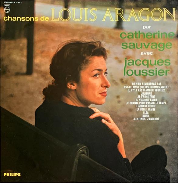 Album cover art for Chansons de Louis Aragon