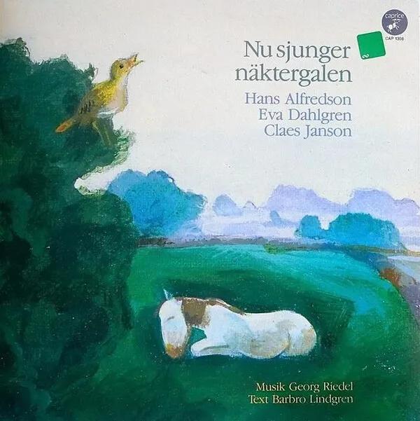 Album cover art for Nu sjunger näktergalen