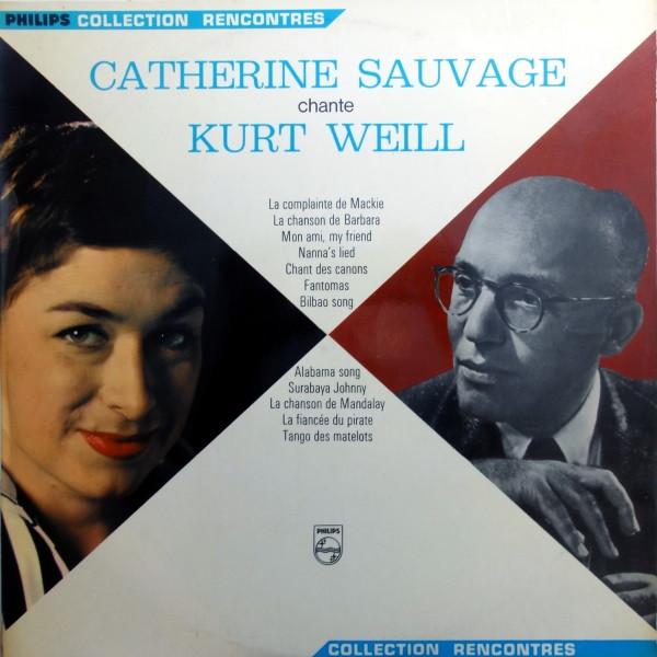 Album cover art for Catherine Sauvage Chante Kurt Weill