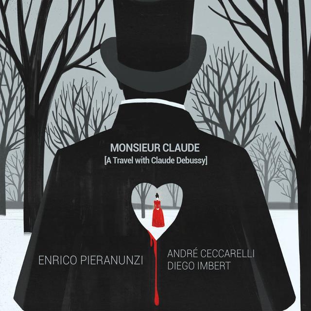 Album cover art for Monsieur Claude (A Travel with Claude Debussy)