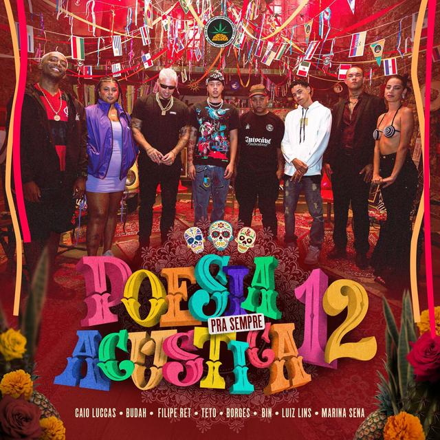 Album cover art for Poesia Acústica 12 - Pra Sempre