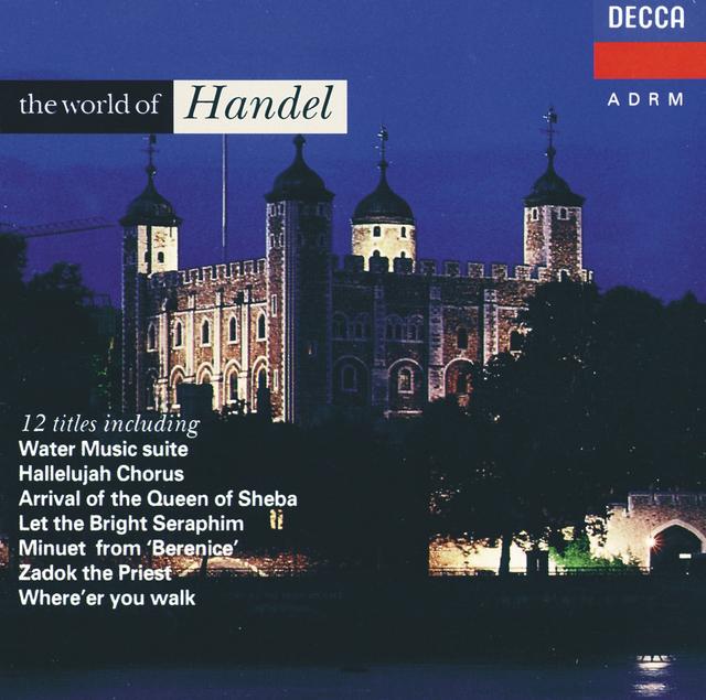 Album cover art for The World of Handel