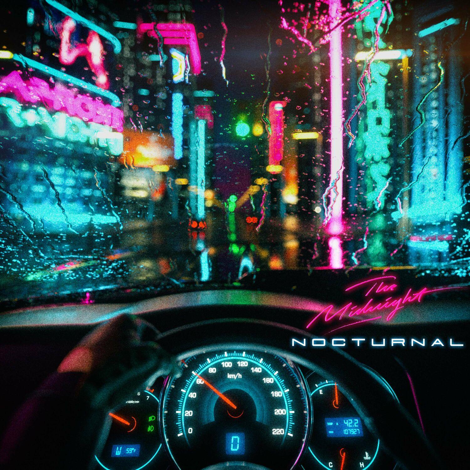 Lyric cover art as blurred background