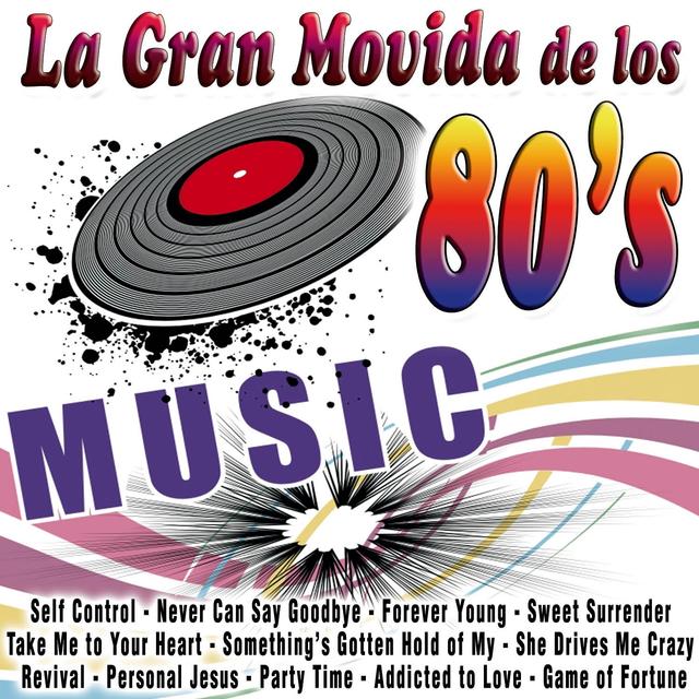 Album cover art for La Gran Movida De Los 80's