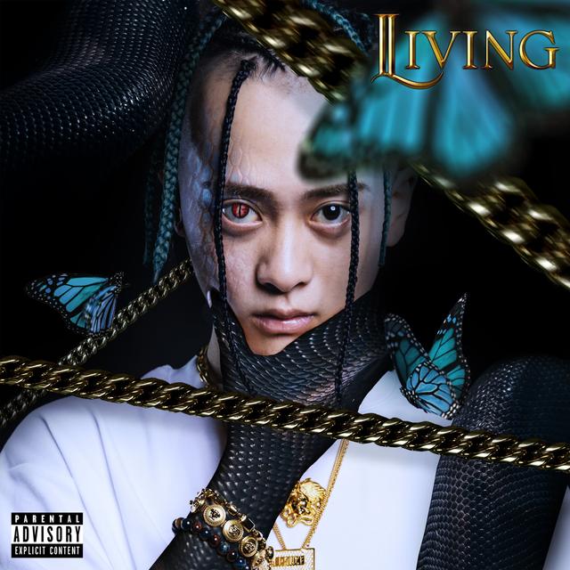 Album cover art for LIVING