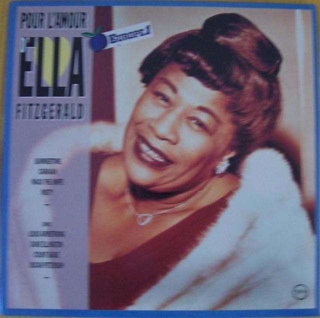 Album cover art for Pour l'Amour d'Ella Fitzgerald