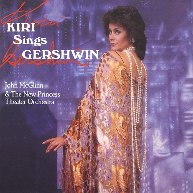 Album cover art for Kiri Sings Gershwin