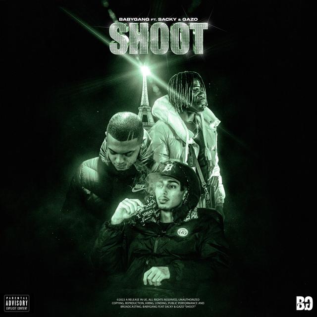 Album cover art for Shoot (feat. Sacky, Gazo, Nko)