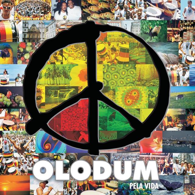 Album cover art for Olodum Pela Vida