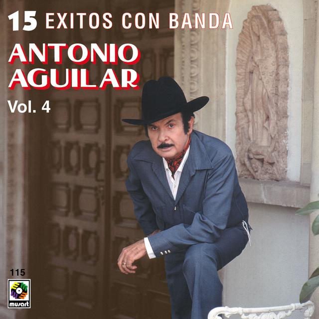 Album cover art for 15 Éxitos Con Banda, Vol. 4