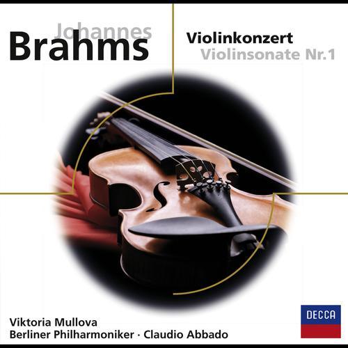 Album cover art for Brahms: Violinkonzert & Violinsonate No. 1