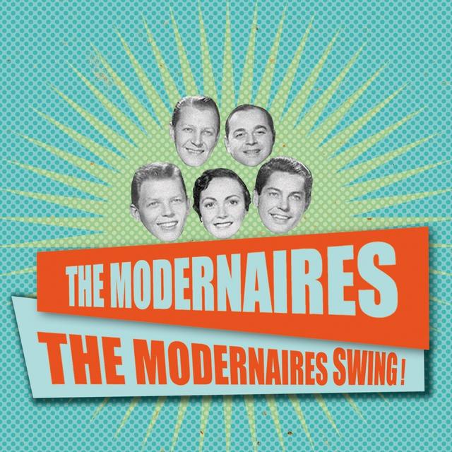 Album cover art for The Modernaires Swing!