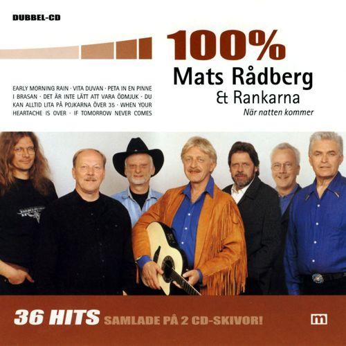 Album cover art for 100 % Mats Rådberg & Rankarna