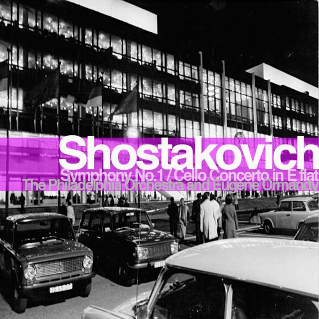 Album cover art for Shostakovich: Symphony No.1 In F Minor, Op. 10 - Cello Concerto In E Flat, Op. 107