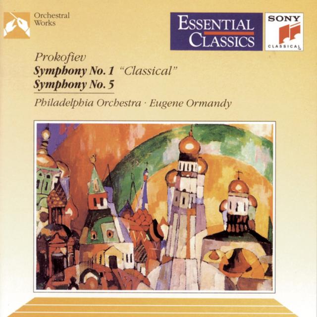 Album cover art for Prokofiev: Symphony Nos. 1 & 5