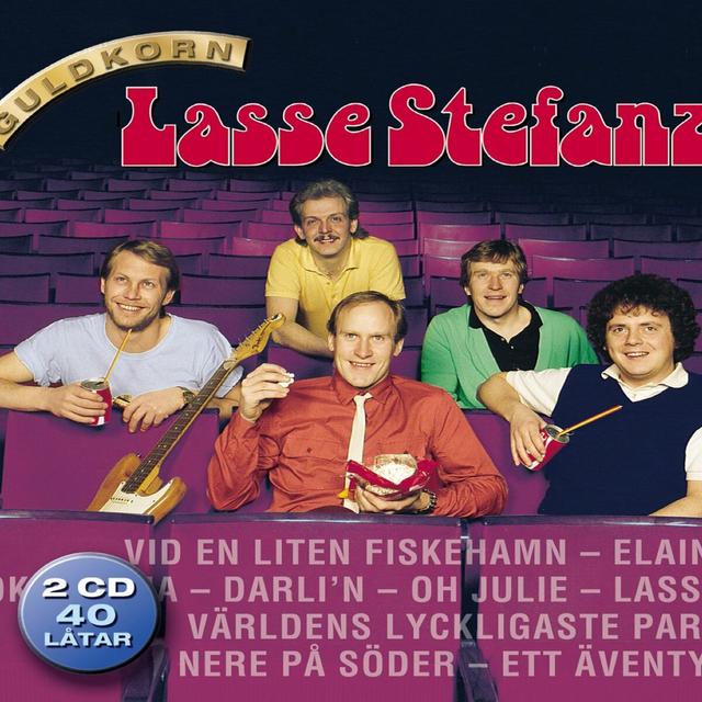 Album cover art for Lasse Stefanz - Guldkorn